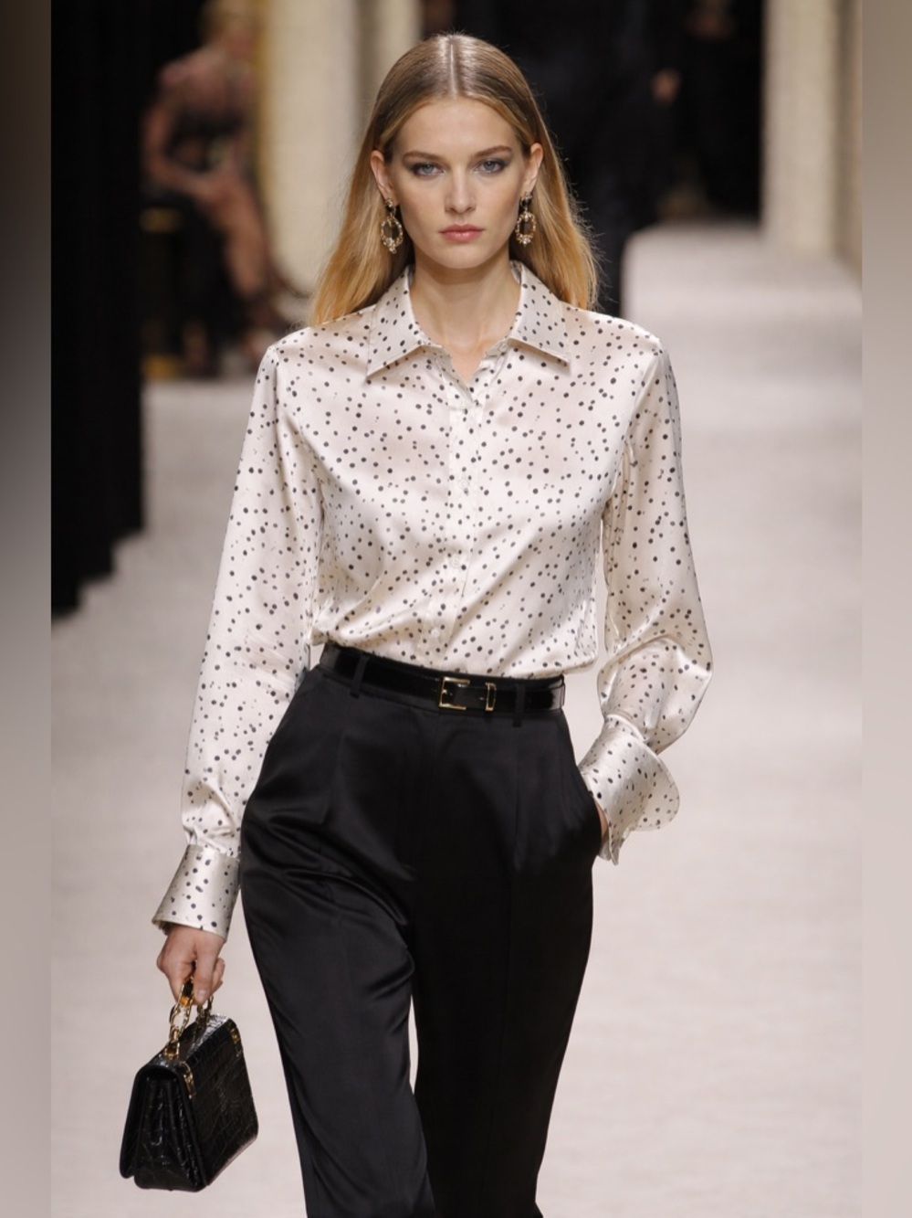 Dolce & Gabbana Silk Blend French Cuff Shirt
